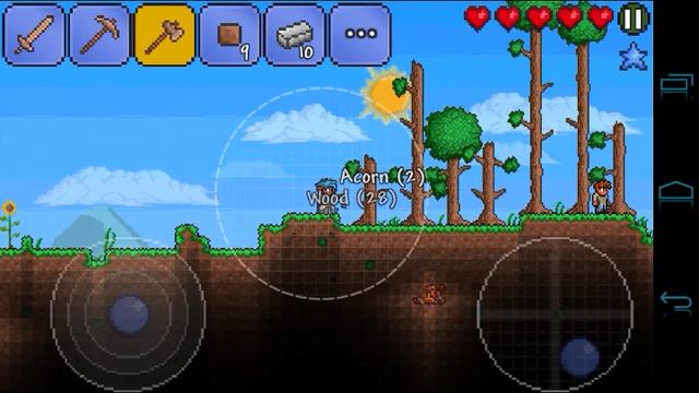 Terraria (android) ep:1 смотреть онлайн