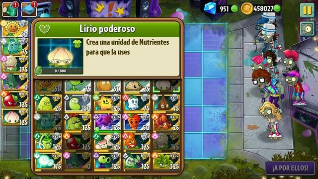 FLOR PETAGLOBERA EN LA ZONA DEL INFINITO - Plants vs Zombies 2 смотреть онлайн