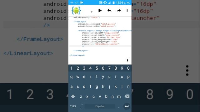 AIDE Programando desde tu Android. Tutorial MaterialDesign FloatingButton Parte 2