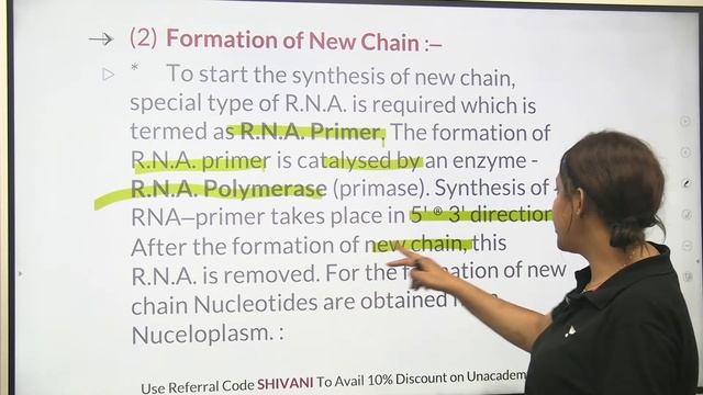 Molecular Basis of Inheritance | L 5 | Mechanism of DNA Replication | NEET | Dr. Shivani Bhargava
