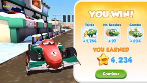 Disney Pixar Cars Fast as Lightning - Francesco Stage 4/4 vs Lightning McQueen (Unlocked)