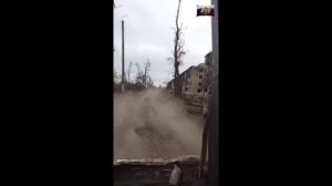 Проезд  по улице Украинска.