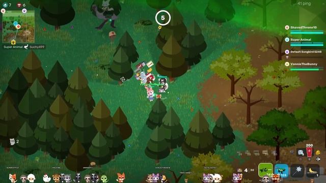 Super Animal Royale # 424 destroying squads w/VonnieTheBunny смотреть онлайн