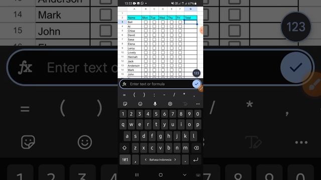 How to Make Attendance Sheet in Google Sheets | Android Mobile Phone