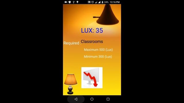 Android Source Code - Lux Meter Level Light Sensor Android App Source Code