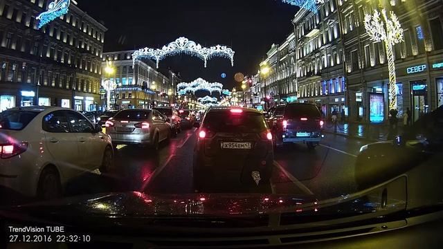 TrendVision Tube пример ночной съёмки. смотреть онлайн