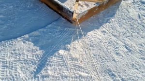 Чистка дороги от снега, моя конструкция