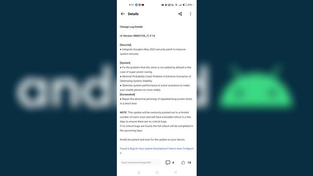 Realme Narzo 30 4G new Update F.14 May 2023/Realme Narzo 30 4G New Update Android 13 & UI 4.0 Updat