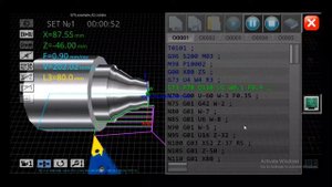 | CNC PROGRAMME | G73 Cycle | Example 01|CNC SIMULATION | Fanuc Control |