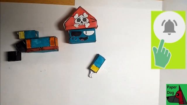 How to make a paper Pirate Gene ( Brawl Stars ) Papercraft toy. Easy to make. Papercraft Brawl Star смотреть онлайн