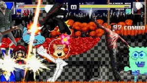 AN Mugen Request #358: Sonic, Sonic.exe, Gumball & Jason VS Slenderman, Spongebob, Freddy K. & Mari
