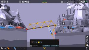 Poly Bridge 2 - 1-15 Hydraulic Management - Walkthrough