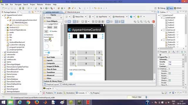 Android App Control Home Automation Light and Fan speed смотреть онлайн
