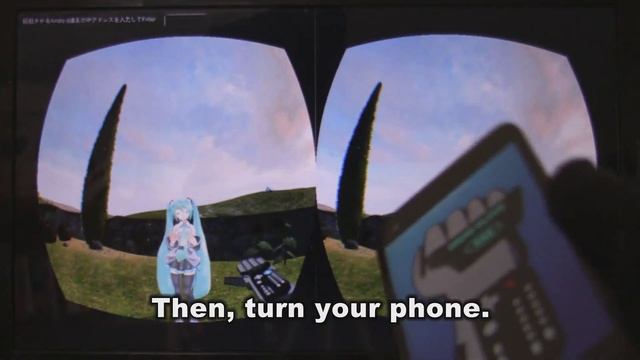 You can touch Hatsune Miku with Android phone. смотреть онлайн