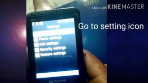 Micromax X940 language setting