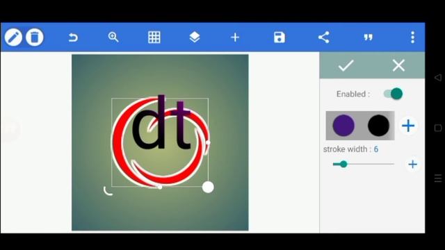 dt text logo design-Professional logo design on android pixellab[Channel Name]