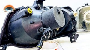 Honda S MX модернизация тюнинг и ремонт фар. Светодиодные тюнинг фары Honda S MX от Ledstudio.