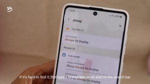 samsung always on display (AOD) | how to turn your AOD on