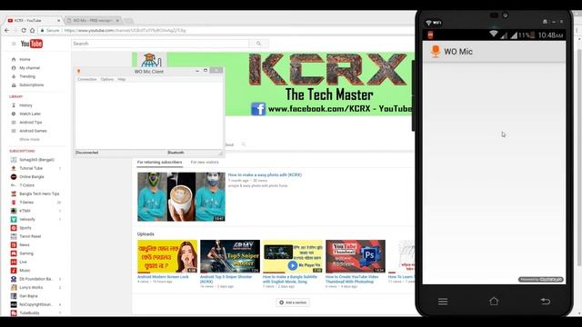 How to use android phone as Microphone (Bangla Help Tech)