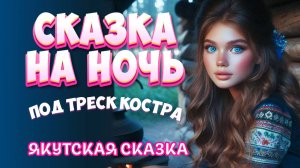 Якутская Сказка на Ночь для Взрослых  АСМР треск Костра