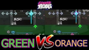 Friday Night Funkin After Rainbow VS Rainbow Friends NEW MOD (FNF) GREEN VS ORANGE #rainbowfriends
