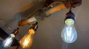 Новая люстра своими руками/Крафтовая люстра