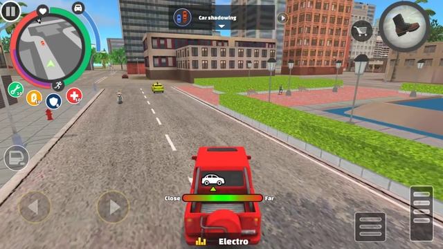 Rope Hero: Vice Town (Car Shadowing - Hard Mission) Rope Car Chase Yellow Car - Android Gameplay HD смотреть онлайн