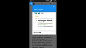 HoverDict Floating Dictionary (by Miroojin Bakshi) - offline dictionary for Android.