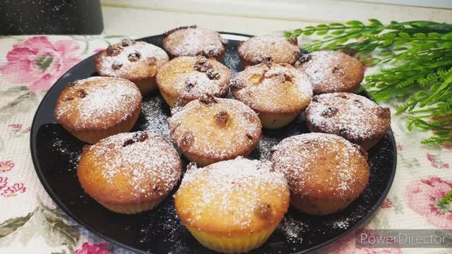 Тыквенные КЕКСЫ с изюмом.