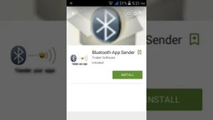 Bluetooth app sender
