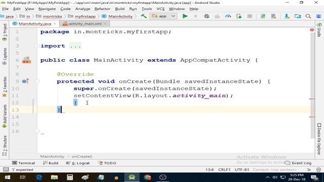 Build your first Android app in Hindi. Part 3