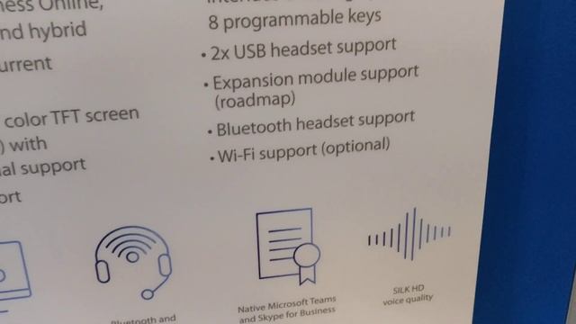 Audiocodes 450HD Microsoft Teams Native (Plus Skype4B) Deskphone "with" WIFI at MSIgnite 2018 смотреть онлайн
