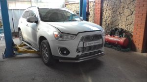 Регулировка клапанов двигателя 4B10 на Mitsubishi ASX Мицубиси АСХ 1,8 2013 года 1часть