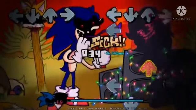 Friday Night Funkin Corruption Mod Evil Boyfriend Vs Sonic.Exe Day 1 на русском (фан перевод)
