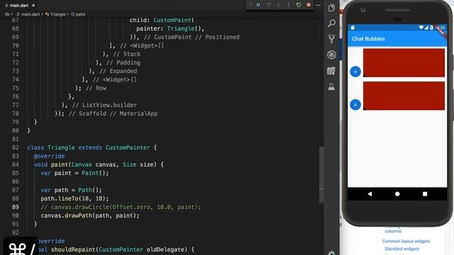 Flutter Chat Bubbles || CodeCast #4