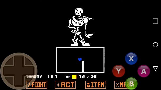 Undertale Android Papyrus Battle смотреть онлайн