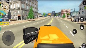 Go To Town 6: 2023 Simulator Driving Coach Bus and police Car in open World #5 Android Gameplay