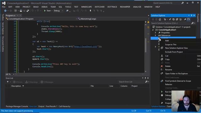 ...from the trenches - 02 - Using #NancyFx to make "invisible" applications visible смотреть онлайн
