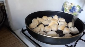 Вареники с картошкой жареные на сковороде