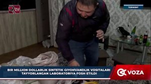 Bir million dollarlik sintetik giyohvandlik vositalari tayyorlangan laboratoriya fosh etildi