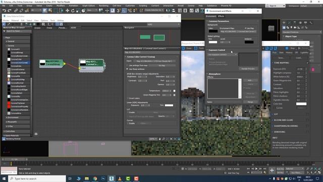 5.4 Use of the Corona Color Correction on an HDRI for Image Based Lighting