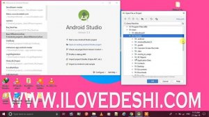 How to open android project in Android Studio - www.ilovedeshi.com