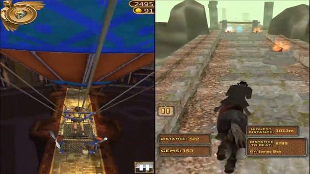 Running Lost Castle vs Temple Horse Run 3D смотреть онлайн