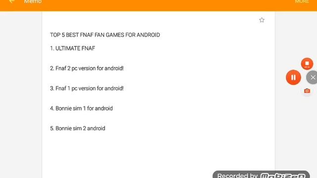 Top 5 fnaf fan games for android смотреть онлайн