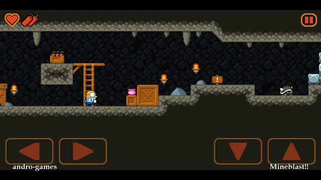 Mineblast!! (by NEUTRONIZED) - platform game for Android and iOS - gameplay. смотреть онлайн