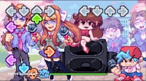 Friday Night Funkin' - Senpai with Monika | FNF Mod