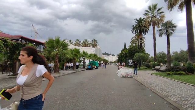 Женское Такси в Абхазии.Абхазия погода в сентябре. Пещера в Новом Афоне. Сухум набережная Мухаджиров