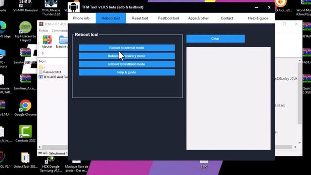 TFM Android Tool 1.0.5 ADB Fastboot Tool Remove Pattern Pin Pass Face lock смотреть онлайн