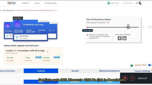 Coding Ninjas Coupon Code | Free Courses |Coding Ninjas course Review😎🔥🔥🔥👨💻
