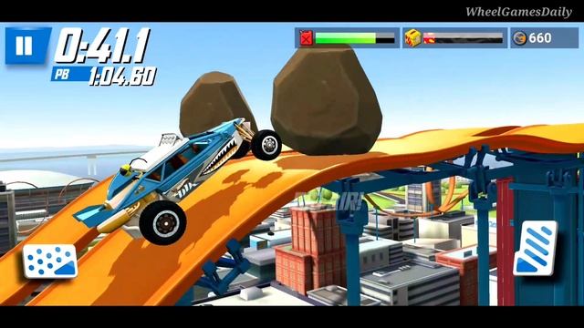 Hot Wheel Race Off - Dune IT UP Walkthrough Level 4 (Android Gameplay) смотреть онлайн